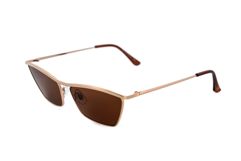 Boléro Luvonne — Slim Metal Cat-Eye Sunglasses-1