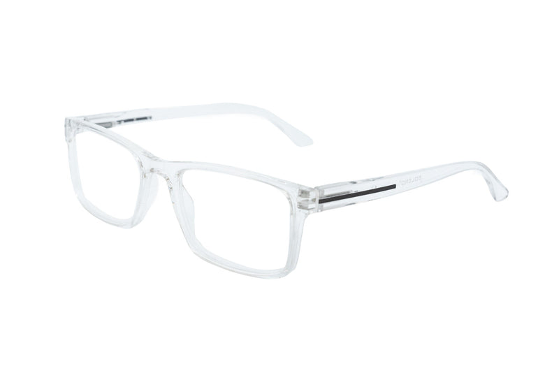 Boléro Marcino — Clear Rectangular Reading Glasses-1