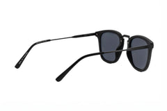 Boléro Maven — Matte Black Square Keyhole Sunglasses-4