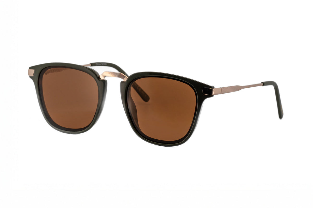 Boléro Maven — Matte Black Square Keyhole Sunglasses-5