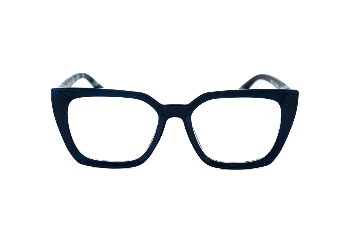 Boléro Midnight — Oversized Cat-Eye Reading Glasses-2