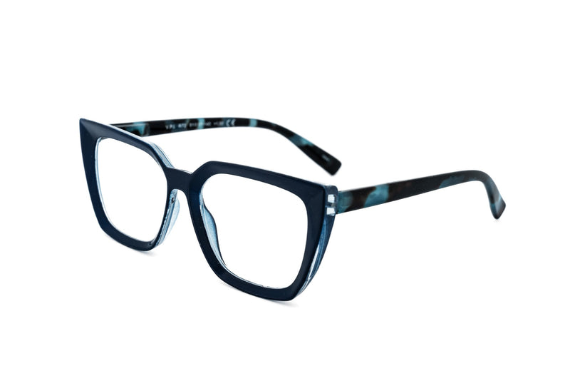Boléro Midnight — Oversized Cat-Eye Reading Glasses-1