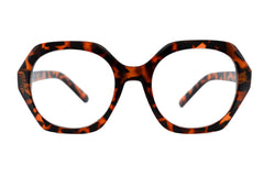 Boléro Saffron — Oversized Geometric Reading Glasses-2