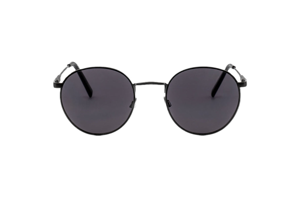 Boléro Sage — Round Metal Sunglasses-10