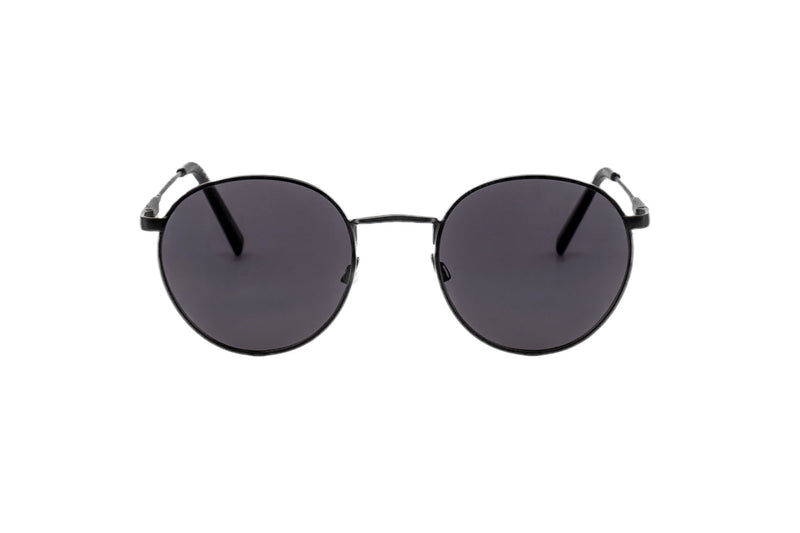 Boléro Sage — Round Metal Sunglasses-10