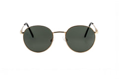 Boléro Sage — Round Metal Sunglasses-14