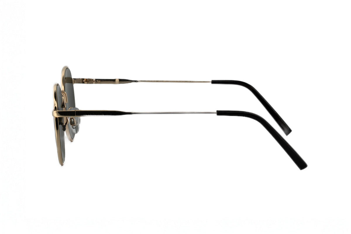 Boléro Sage — Round Metal Sunglasses-15