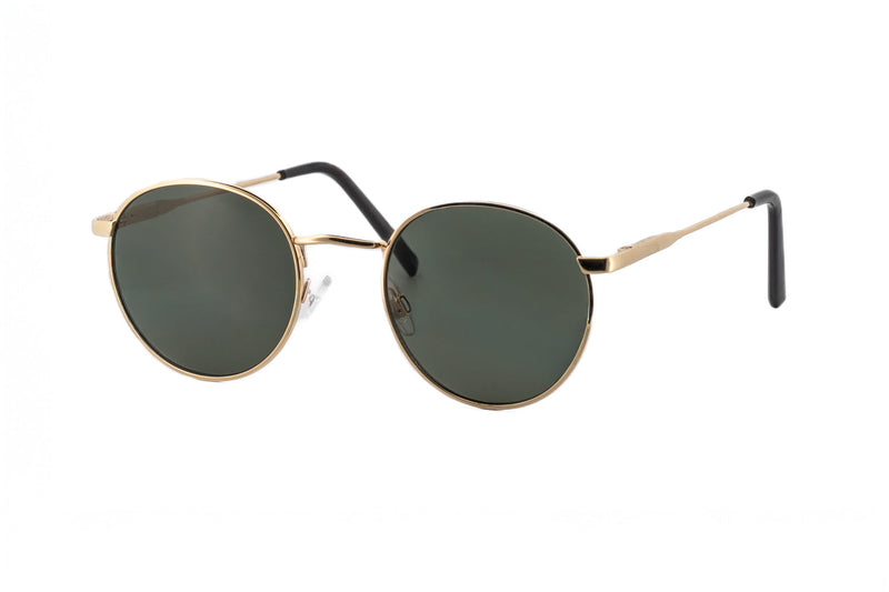 Boléro Sage — Round Metal Sunglasses-13