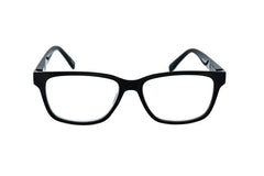 Boléro Silvano — Classic Black Rectangle Reading Glasses-2