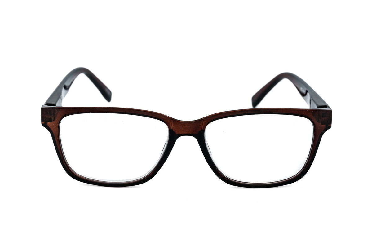 Boléro Silvano — Classic Black Rectangle Reading Glasses-5