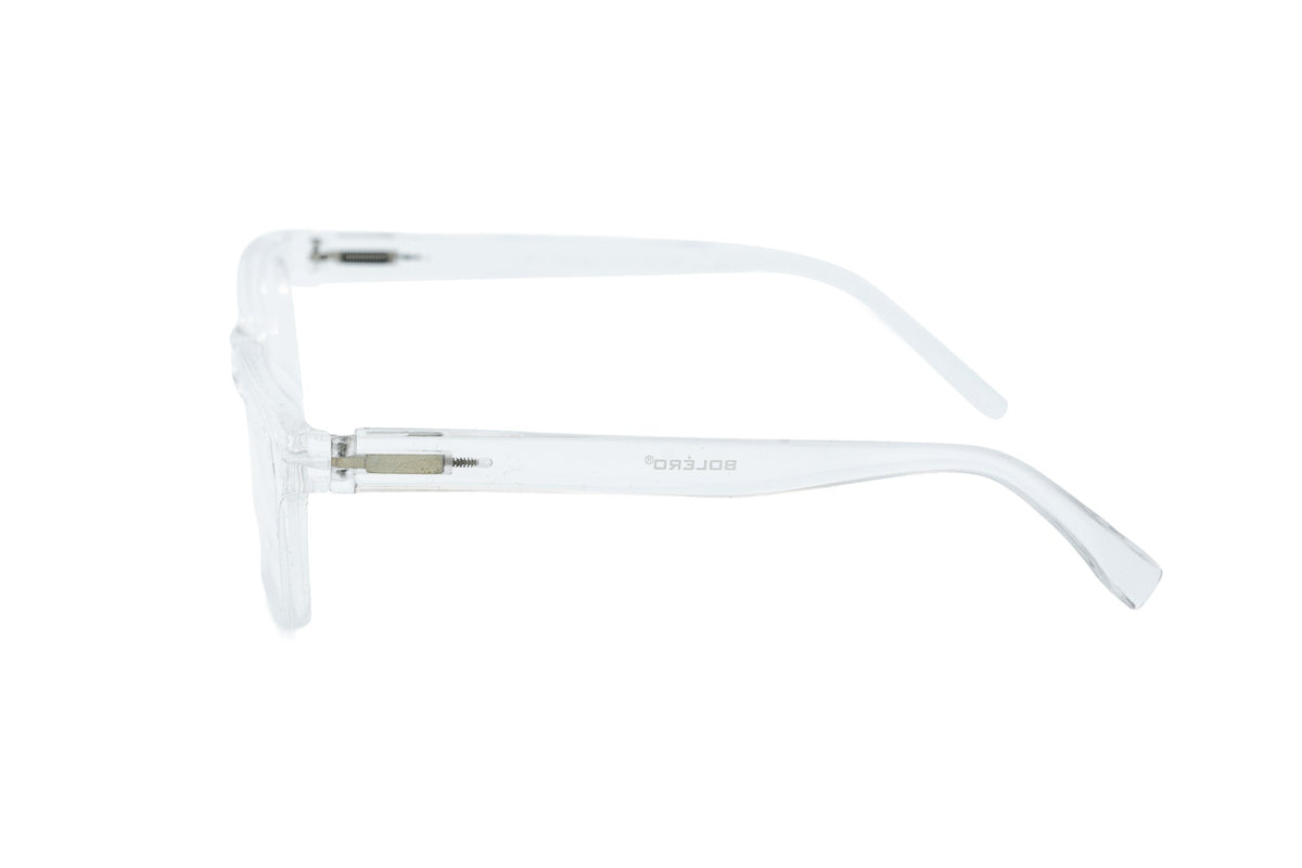 Boléro Silvano — Classic Black Rectangle Reading Glasses-9