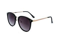 Boléro Soraya — Round Brown Gradient Sunglasses-7