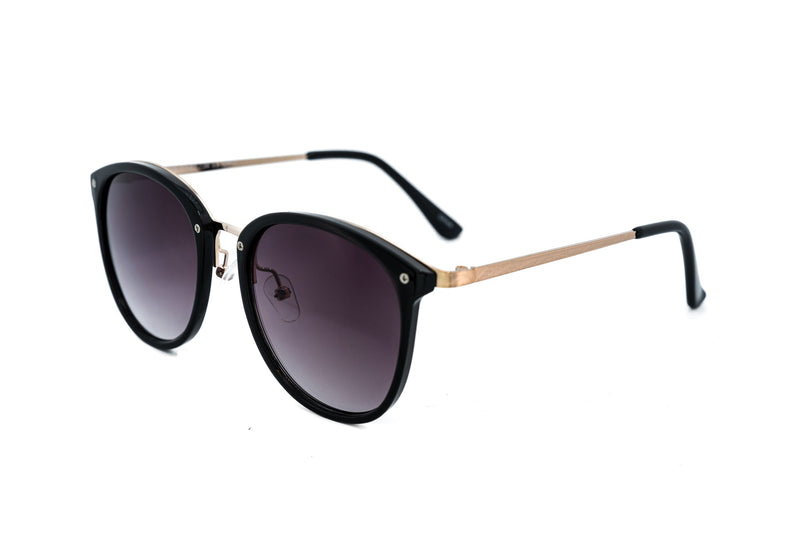 Boléro Soraya — Round Brown Gradient Sunglasses-7