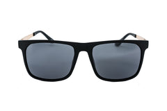 Boléro Soren — Matte Black Square Sunglasses-8