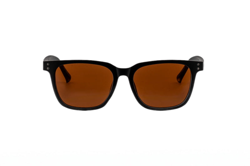 Boléro Vale — Black Classic Square Sunglasses-14