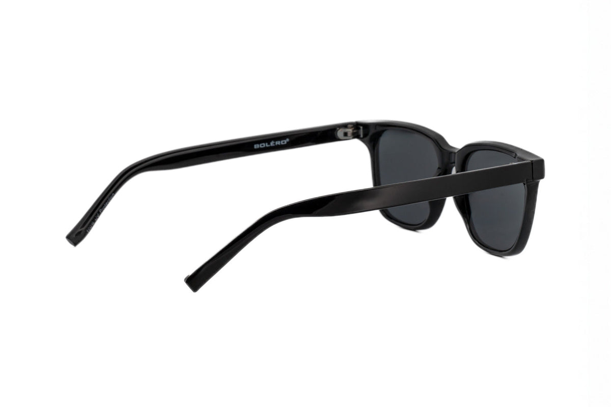 Boléro Vale — Black Classic Square Sunglasses-4