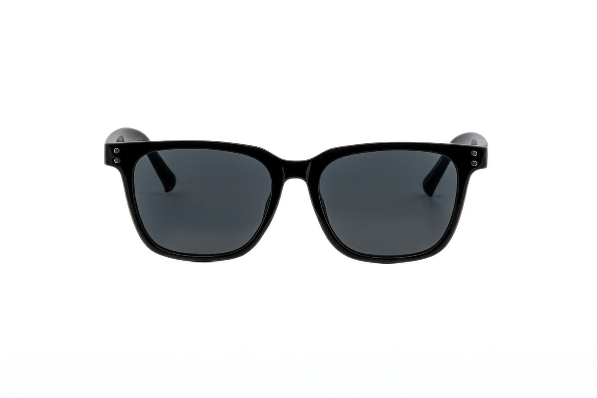 Boléro Vale — Black Classic Square Sunglasses-2