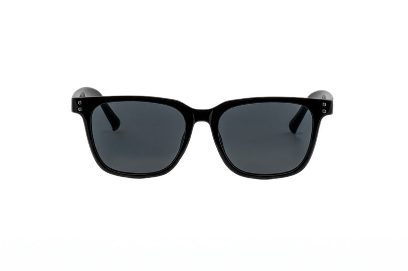 Boléro Vale — Black Classic Square Sunglasses-2
