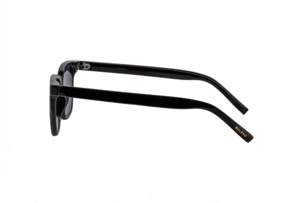 Boléro Vale — Black Classic Square Sunglasses-3