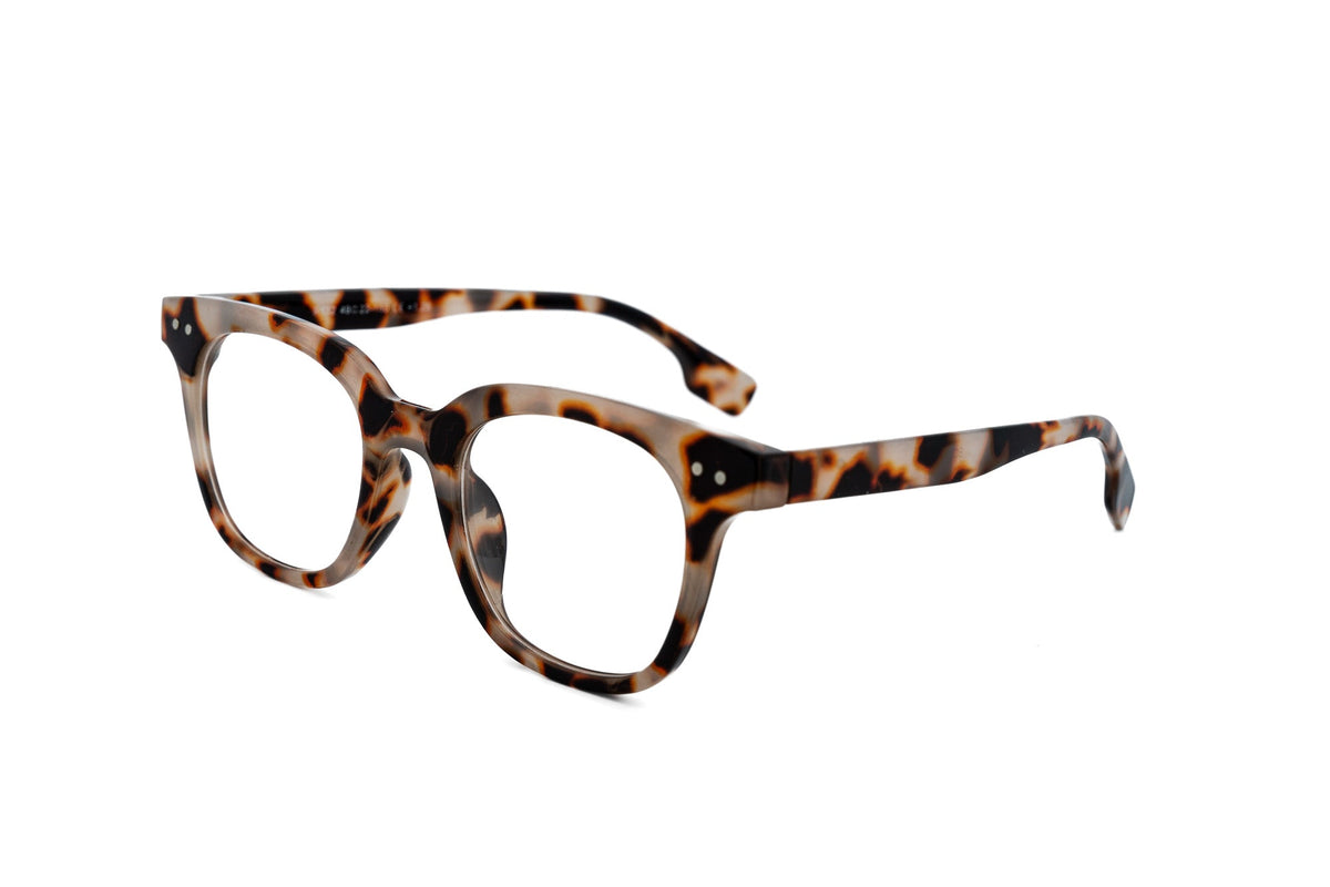 Boléro Wexley — Pink Tortoise Oversized Reading Glasses-4