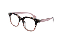 Boléro Wexley — Pink Tortoise Oversized Reading Glasses-1