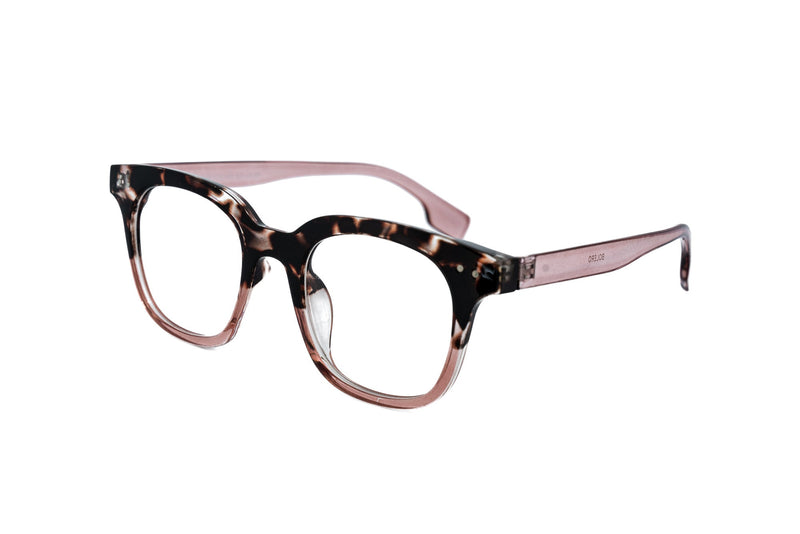 Boléro Wexley — Pink Tortoise Oversized Reading Glasses-1