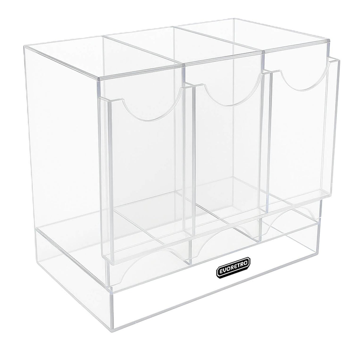 EVORETRO Acrylic Display Stand for Booster  DispenserPacks – Retail Counter Unit with Top Shelf-11