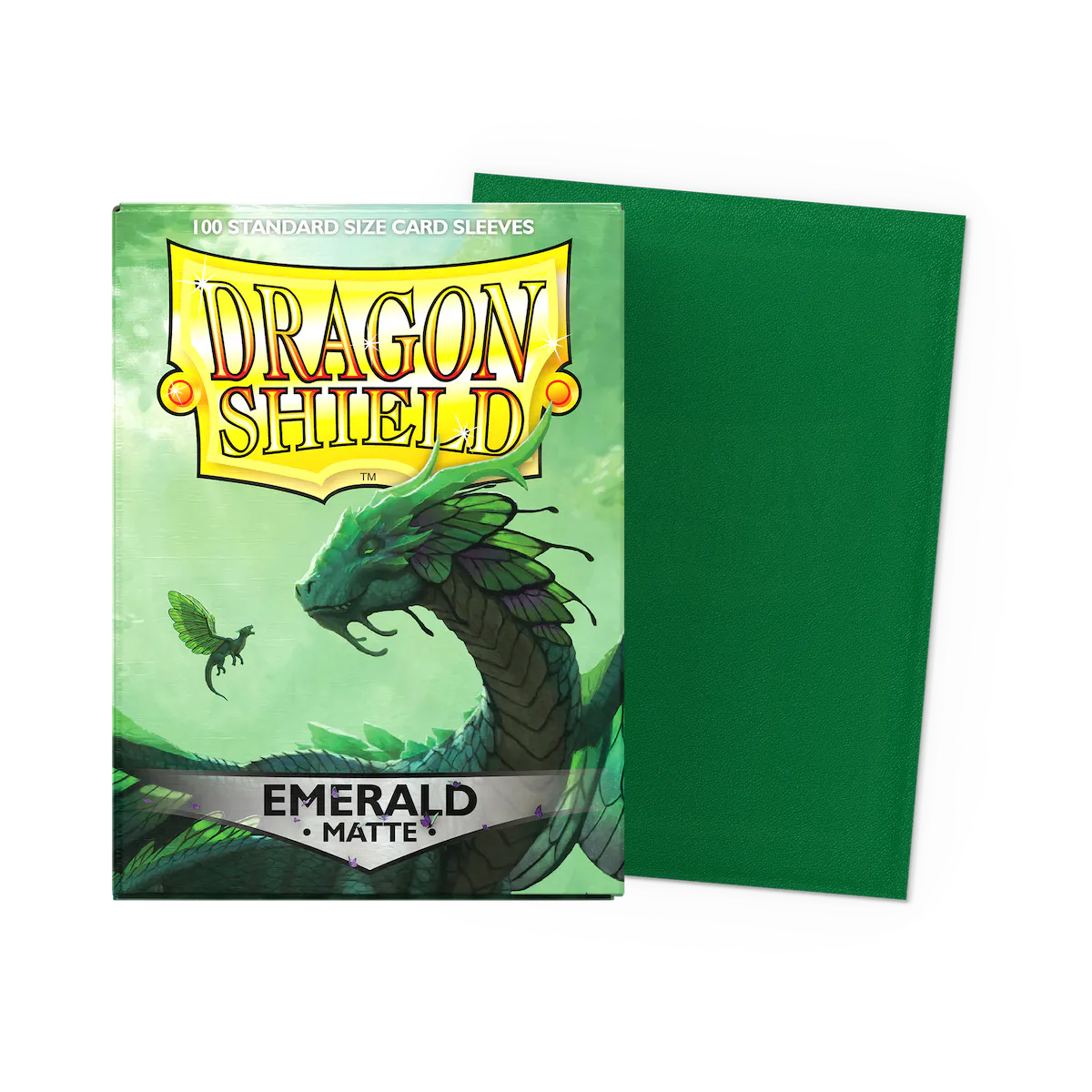 Dragon Shield Sleeves - Matte Standard (Emerald)-1