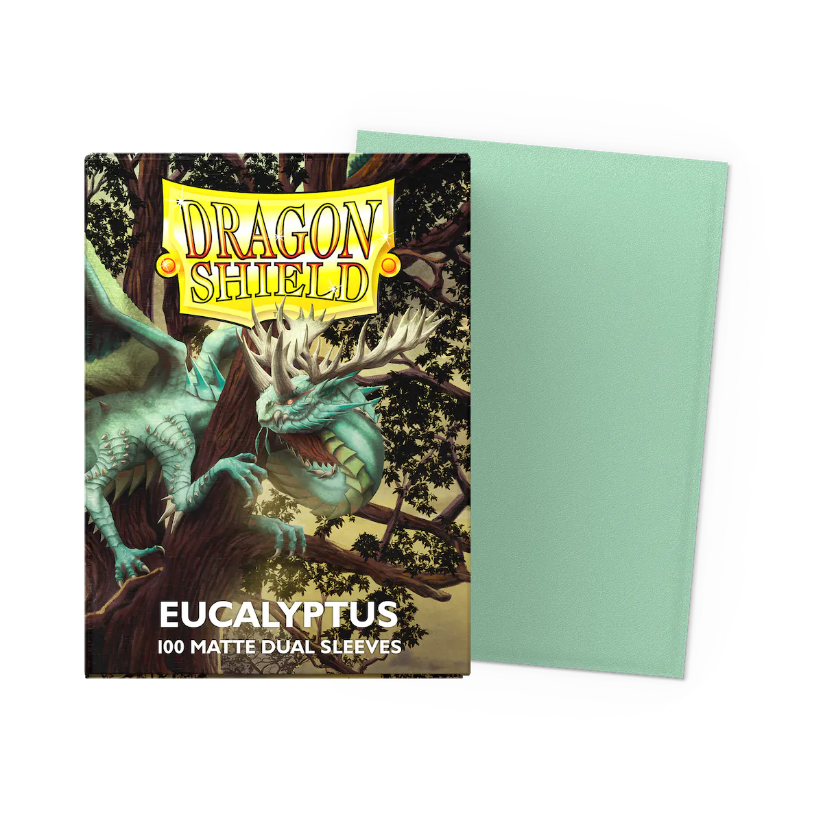 Dragon Shield Sleeves - Matte Dual Standard (Eucalyptus)-1