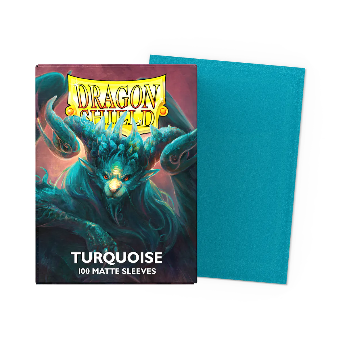 Dragon Shield Sleeves - Matte Standard (Turquoise)-1