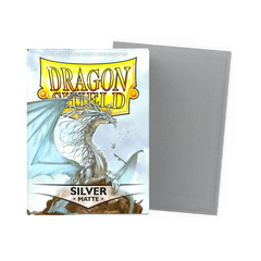 Dragon Shield Sleeves - Matte Standard (Silver)-1
