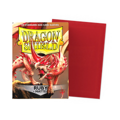 Dragon Shield Sleeves - Matte Standard (Ruby)-1