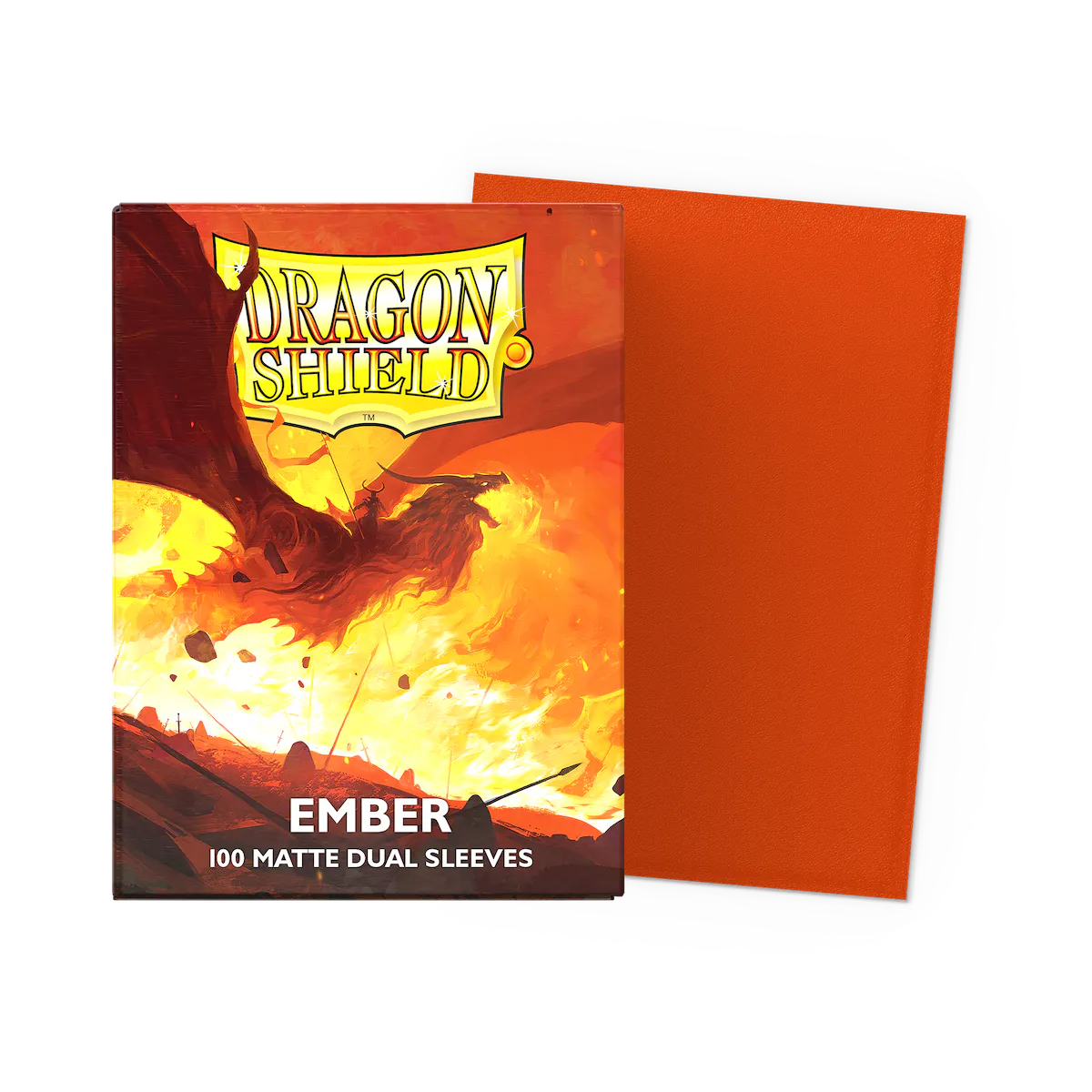 Dragon Shield Sleeves - Matte Dual Standard (Ember)-1