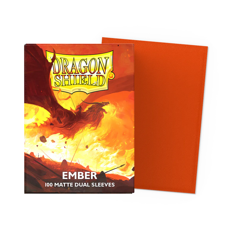 Dragon Shield Sleeves - Matte Dual Standard (Ember)-1