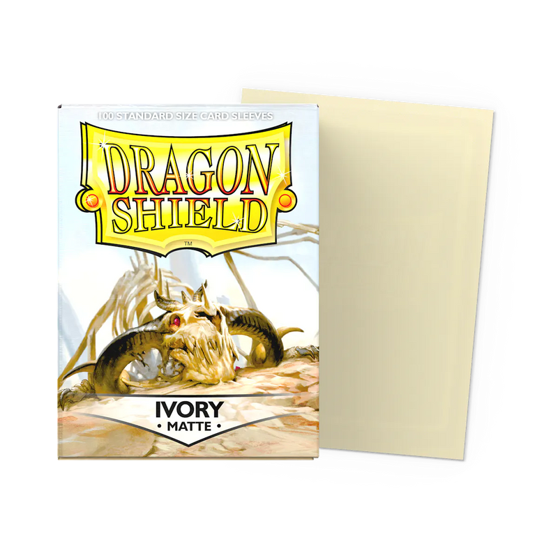 Dragon Shield Sleeves - Matte Standard (Ivory)-1