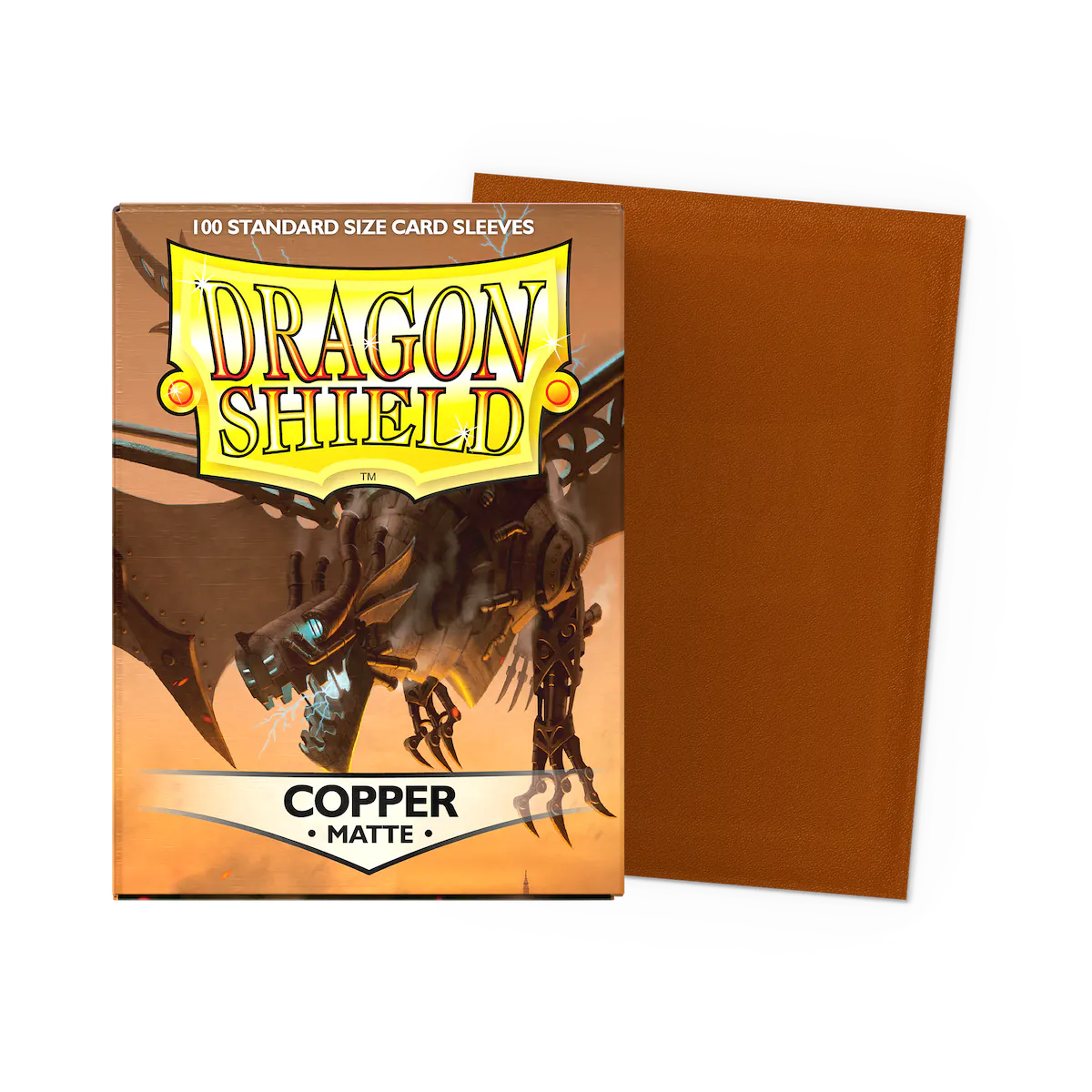Dragon Shield Sleeves - Matte Standard (Copper)-1