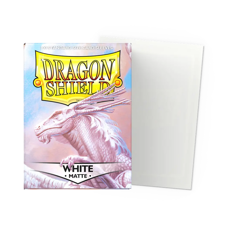 Dragon Shield Sleeves - Matte Standard (White)-1