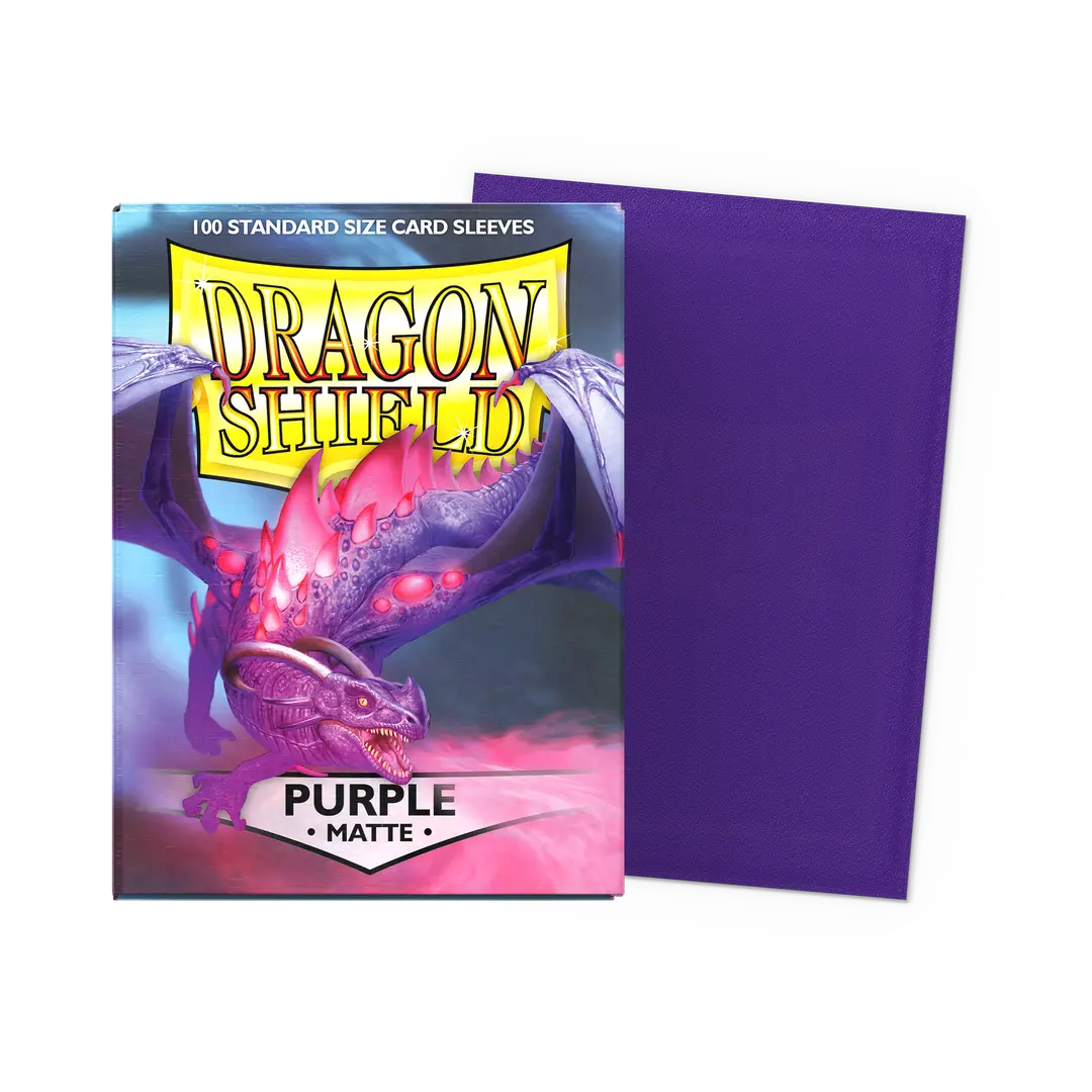 Dragon Shield Sleeves - Matte Standard (Purple)-1