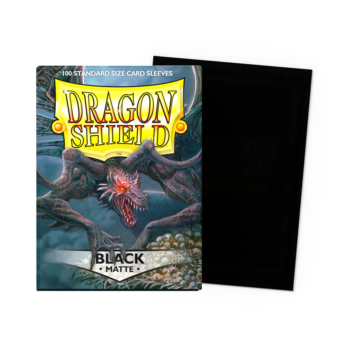 Dragon Shield Sleeves - Matte Standard (Black)-1