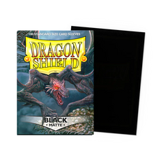 Dragon Shield Sleeves - Matte Standard (Black)-1