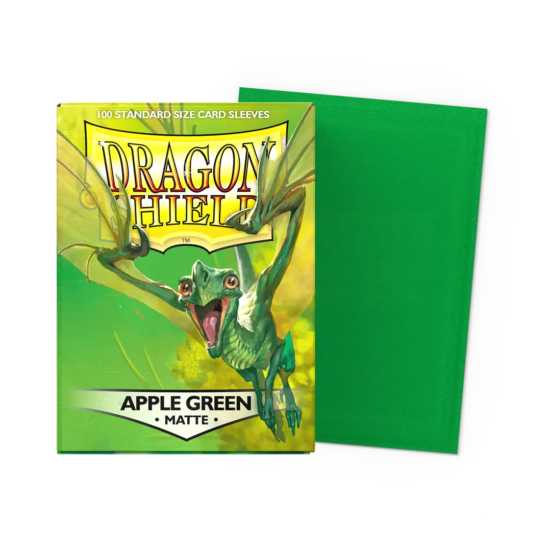 Dragon Shield Sleeves - Matte Standard (Apple Green)-1