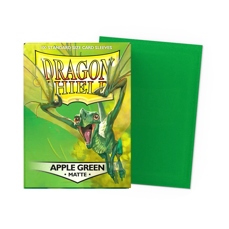 Dragon Shield Sleeves - Matte Standard (Apple Green)-1