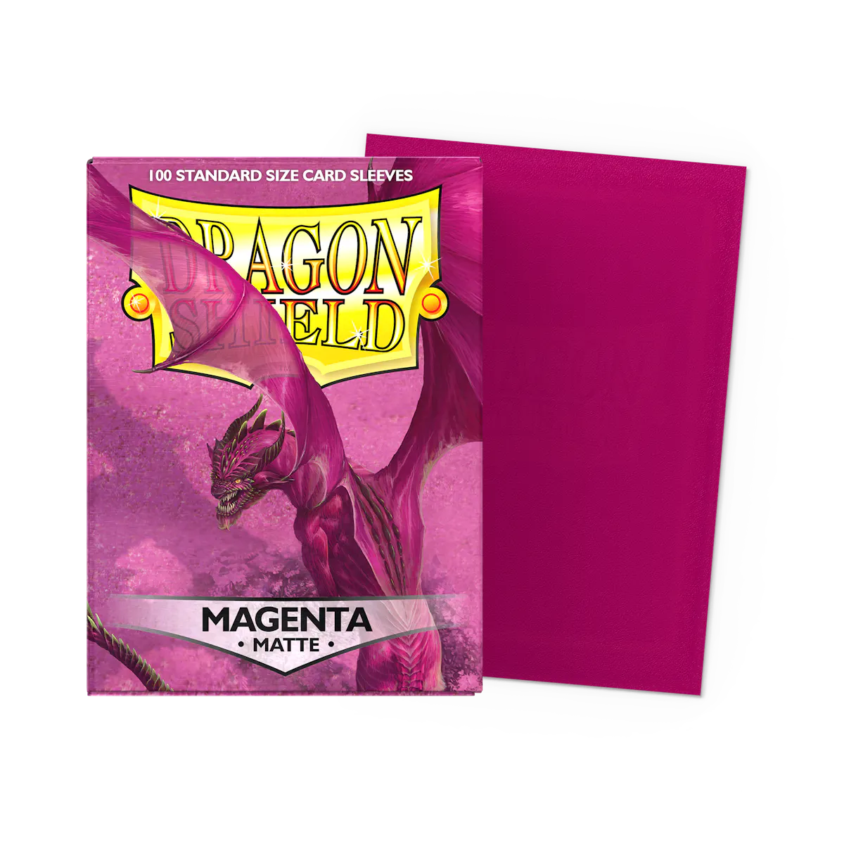 Dragon Shield Sleeves - Matte Standard (Magenta)-1