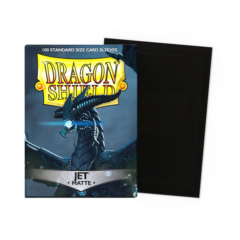 Dragon Shield Sleeves - Matte Standard (Jet)-1