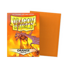 Dragon Shield Sleeves - Matte Standard (Orange)-1
