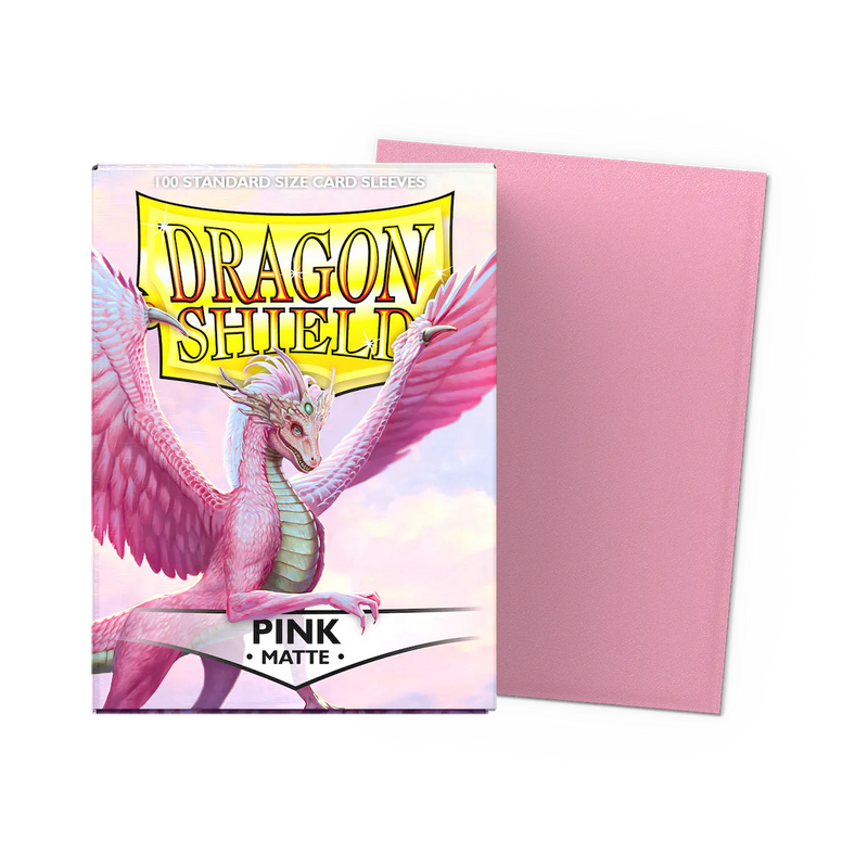 Dragon Shield Sleeves - Matte Standard (Pink)-1