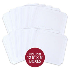 Handmade Card Boxes 6" x 6" - 12 x Boxes-1