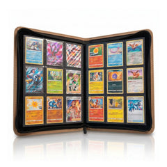 EVORETRO 9-Pocket Zip-Up Trading Card Zipper Binder for 360 cards-25