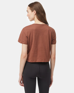 Organic Cotton Relaxed Cropped T-Shirt-3