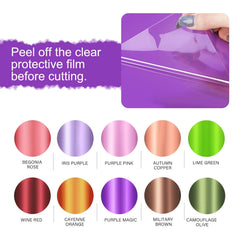 TeckWrap Bubble Free Mirror Chrome Adhesive Vinyl - Purple Pink | Lustrous & Bubble-Free-2